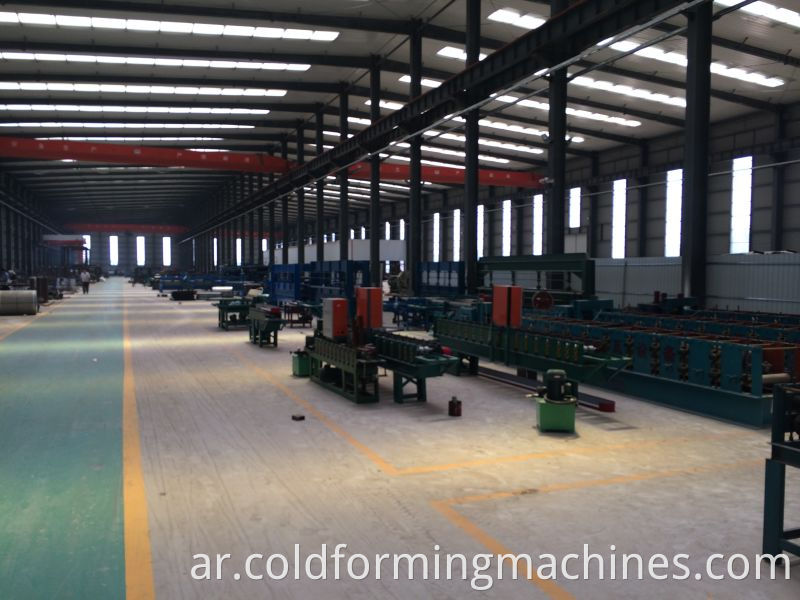 Workshop With Roll Forming Machine